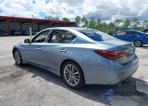 2018 Infiniti Q50 3.0T Luxe from USA, damaged, VIN JN1EV7APXJM365505